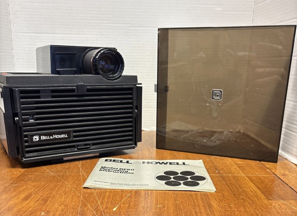 Vtg. Bell And Howell RF60 Slide Cube System 2 35mm Slide Projector Parts Only